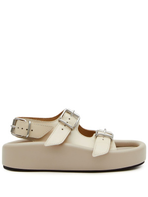 

Open-toe buckled sandals, MM6 Maison Margiela Open-toe buckled sandals