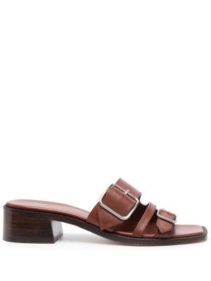 

Aly à Talon 50mm leather slides, A.P.C. Aly à Talon 50mm leather slides