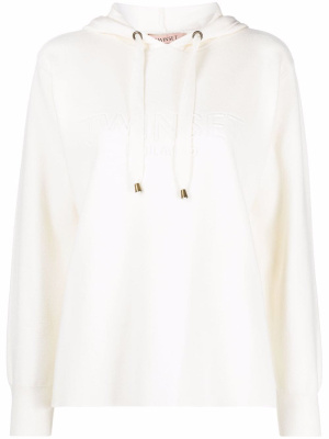 

Drawstring hooded jumper, TWINSET Drawstring hooded jumper
