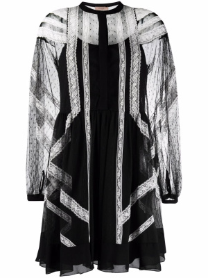 

Tulle-layered long-sleeve dress, TWINSET Tulle-layered long-sleeve dress
