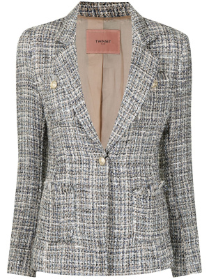 

Tailored tweed blazer, TWINSET Tailored tweed blazer