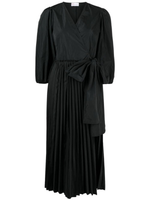 

Bow-detail pleated dress, RED Valentino Bow-detail pleated dress