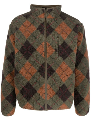 

Checked fleece jacket, Ralph Lauren RRL Checked fleece jacket