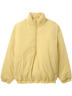 

Logo-patch puffer jacket, FEAR OF GOD ESSENTIALS Logo-patch puffer jacket
