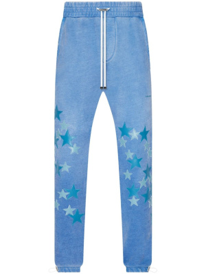 

Star-patch cotton track pants, AMIRI Star-patch cotton track pants