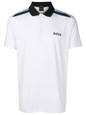 

Stripe-print polo shirt, BOSS Stripe-print polo shirt
