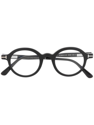 

Polished-effect round-frame glasses, TOM FORD Eyewear Polished-effect round-frame glasses