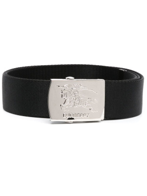 

Logo-engraved sliding buckle belt, Burberry Logo-engraved sliding buckle belt
