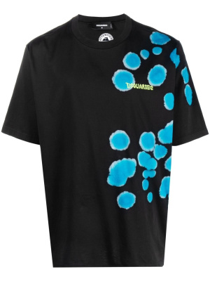

Abstract-print logo T-shirt, Dsquared2 Abstract-print logo T-shirt