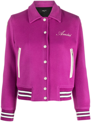 

Bones cropped bomber jacket, AMIRI Bones cropped bomber jacket