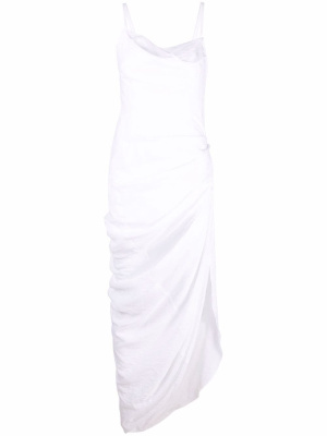 

Saudade draped maxi dress, Jacquemus Saudade draped maxi dress