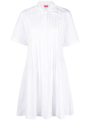 

Pintuck short-sleeve dress, Kenzo Pintuck short-sleeve dress