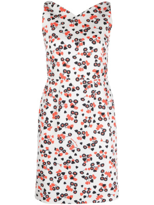 

Floral-print sleeveless dress, Moschino Floral-print sleeveless dress