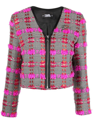 

Tweed cropped jacket, Karl Lagerfeld Tweed cropped jacket