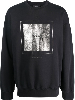 

Foil Grid sweatshirt, A-COLD-WALL* Foil Grid sweatshirt
