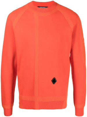 

Logo-plaque crew neck jumper, A-COLD-WALL* Logo-plaque crew neck jumper