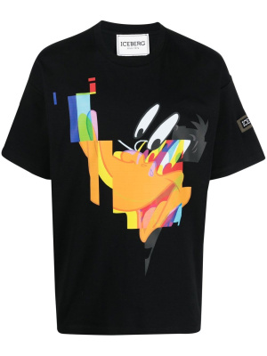 

Graphic-print cotton T-shirt, Iceberg Graphic-print cotton T-shirt