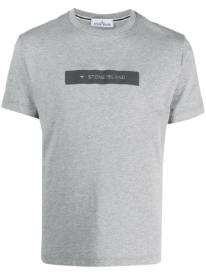 

Logo-stamp cotton T-shirt, Stone Island Logo-stamp cotton T-shirt