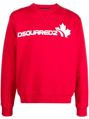 

Logo-print cotton sweatshirt, Dsquared2 Logo-print cotton sweatshirt