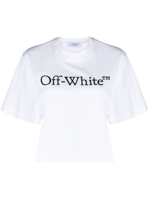

Big Logo Bookish cropped T-shirt, Off-White Big Logo Bookish cropped T-shirt