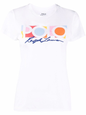 

Embroidered-logo T-shirt, Polo Ralph Lauren Embroidered-logo T-shirt