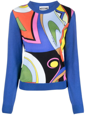 

Abstract pattern jumper, Moschino Abstract pattern jumper