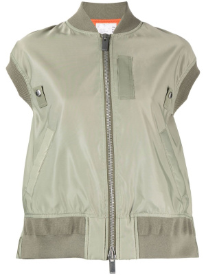 

Sleeveless bomber jacket, Sacai Sleeveless bomber jacket