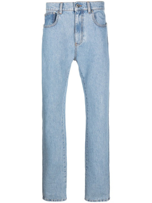 

Slim-fit logo-patch jeans, JW Anderson Slim-fit logo-patch jeans