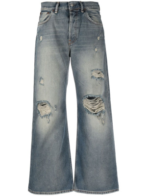 

Distressed wide-leg jeans, Acne Studios Distressed wide-leg jeans