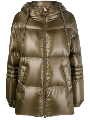 

Quilted hooded padded jacket, Herno Quilted hooded padded jacket