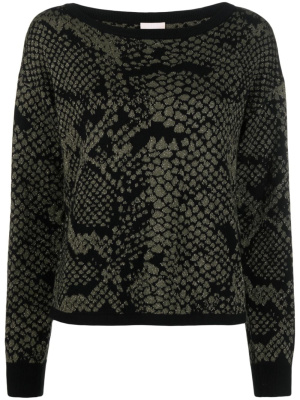 

Snake-pattern lurex jumper, LIU JO Snake-pattern lurex jumper