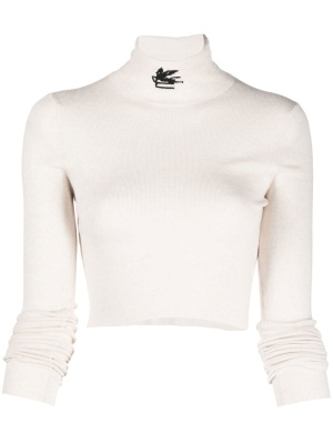 

Embroidered- motif long-sleeved top, ETRO Embroidered- motif long-sleeved top