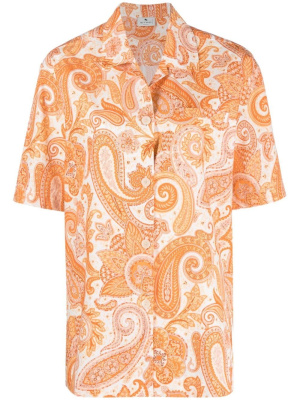 

Paisley-print button-up shirt, ETRO Paisley-print button-up shirt