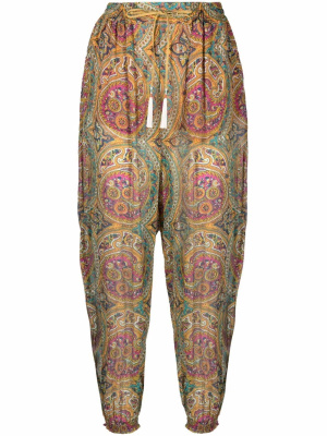 

Paisley-print tapered trousers, ETRO Paisley-print tapered trousers