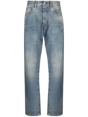 

Mid-rise straight-leg jeans, Maison Margiela Mid-rise straight-leg jeans
