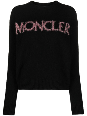 

Logo-intarsia wool jumper, Moncler Logo-intarsia wool jumper