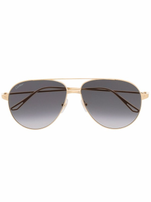 

Pilot frame sunglasses, Cartier Eyewear Pilot frame sunglasses
