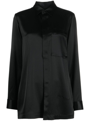 

Long-sleeve satin shirt, Y-3 Long-sleeve satin shirt