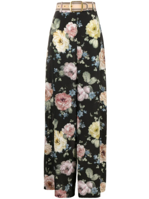 

Luminosity floral-print silk trousers, ZIMMERMANN Luminosity floral-print silk trousers