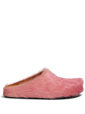 

Round-toe leather mules, Marni Round-toe leather mules