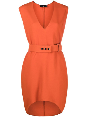 

V-neck belted dress, Dsquared2 V-neck belted dress