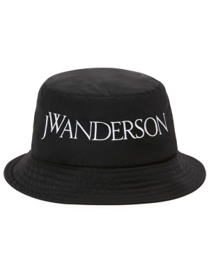 

Logo-embroidered bucket hat, JW Anderson Logo-embroidered bucket hat