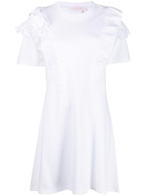 

Ruffle-trim cotton dress, See by Chloé Ruffle-trim cotton dress