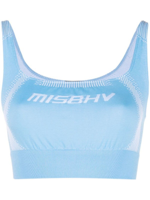 

Logo-print crop top, MISBHV Logo-print crop top