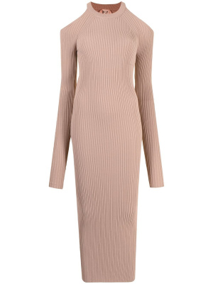 

Ribbed-knit long-sleeve dress, Nº21 Ribbed-knit long-sleeve dress
