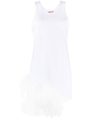 

Feather-detail minidress, Nº21 Feather-detail minidress