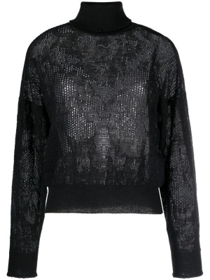 

Roll-neck knitted top, TWINSET Roll-neck knitted top