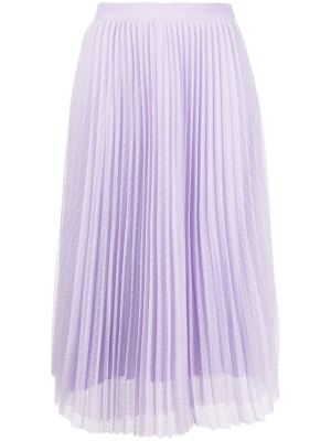 

Voile pleated midi skirt, TWINSET Voile pleated midi skirt