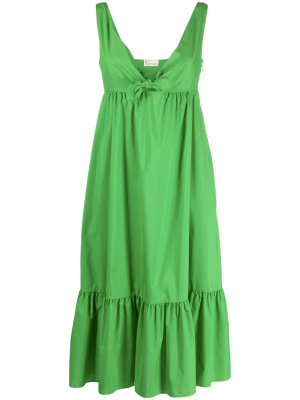 

Sleeveless tiered midi dress, RED Valentino Sleeveless tiered midi dress
