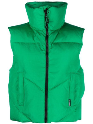 

Padded zip-up vest, Karl Lagerfeld Padded zip-up vest